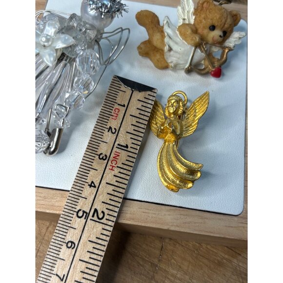Three Angel And Cherub-Themed brooches pins - Picture 4 of 7